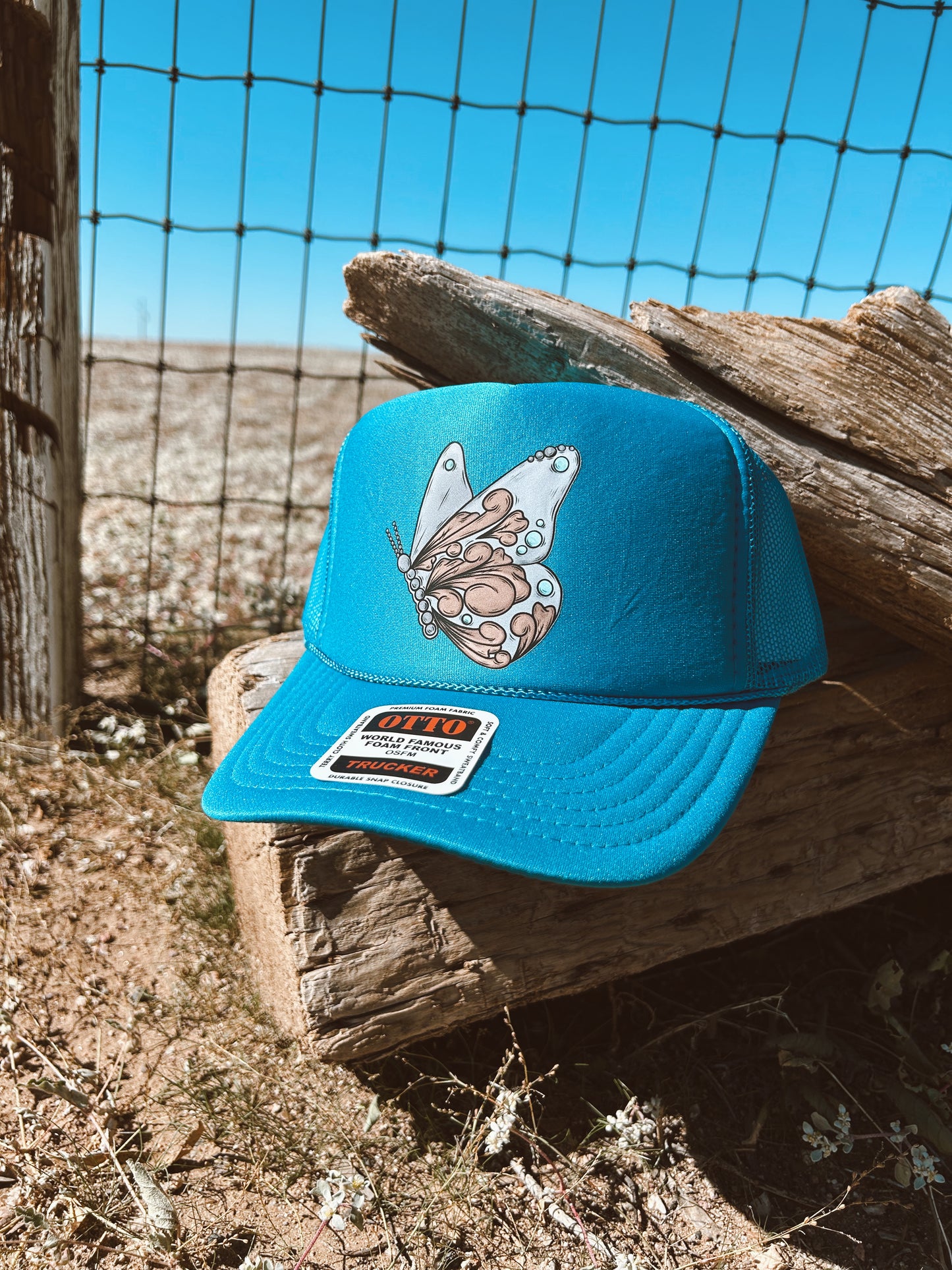 Blue Butterfly - Trucker Hat