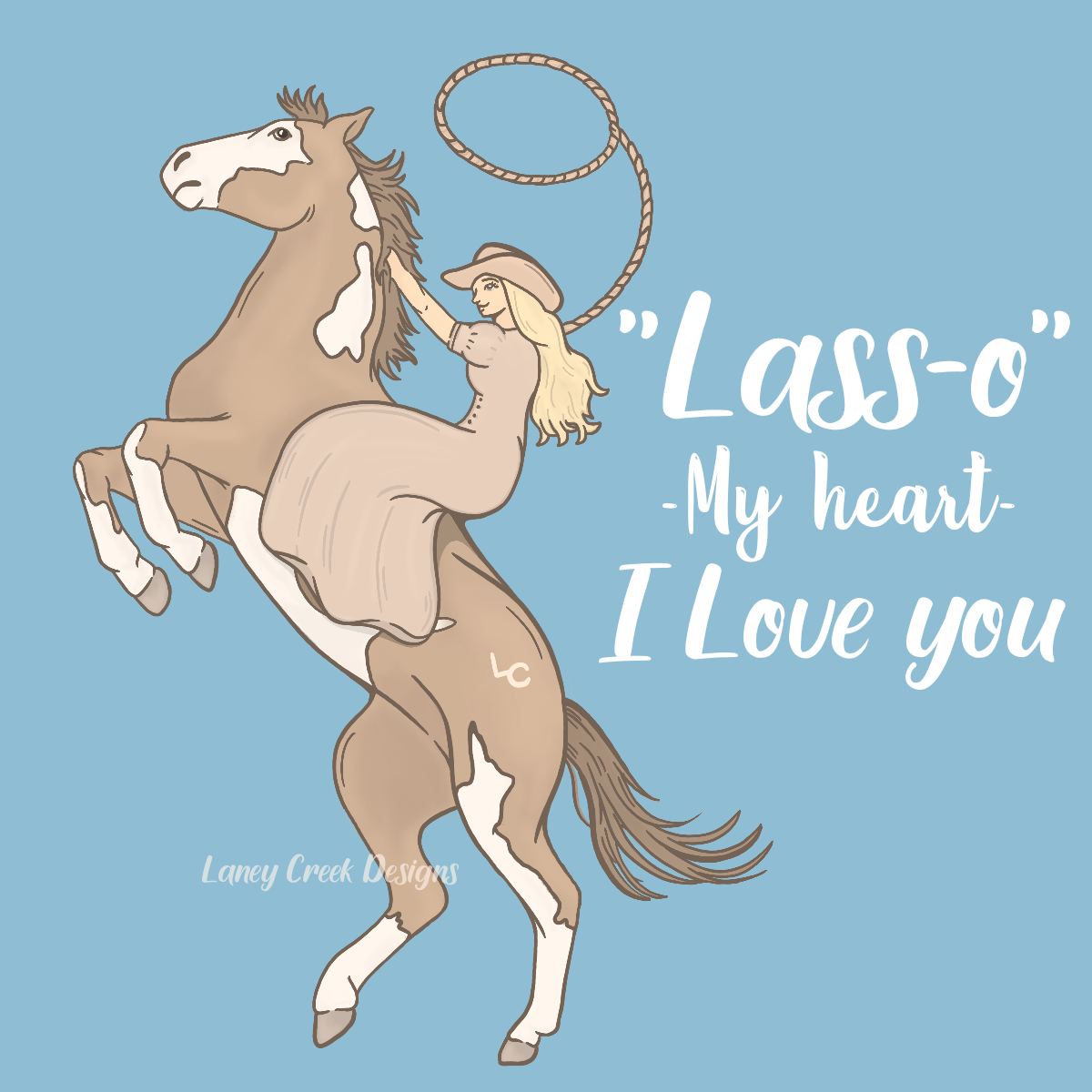 Lass-o my heart - PNG File