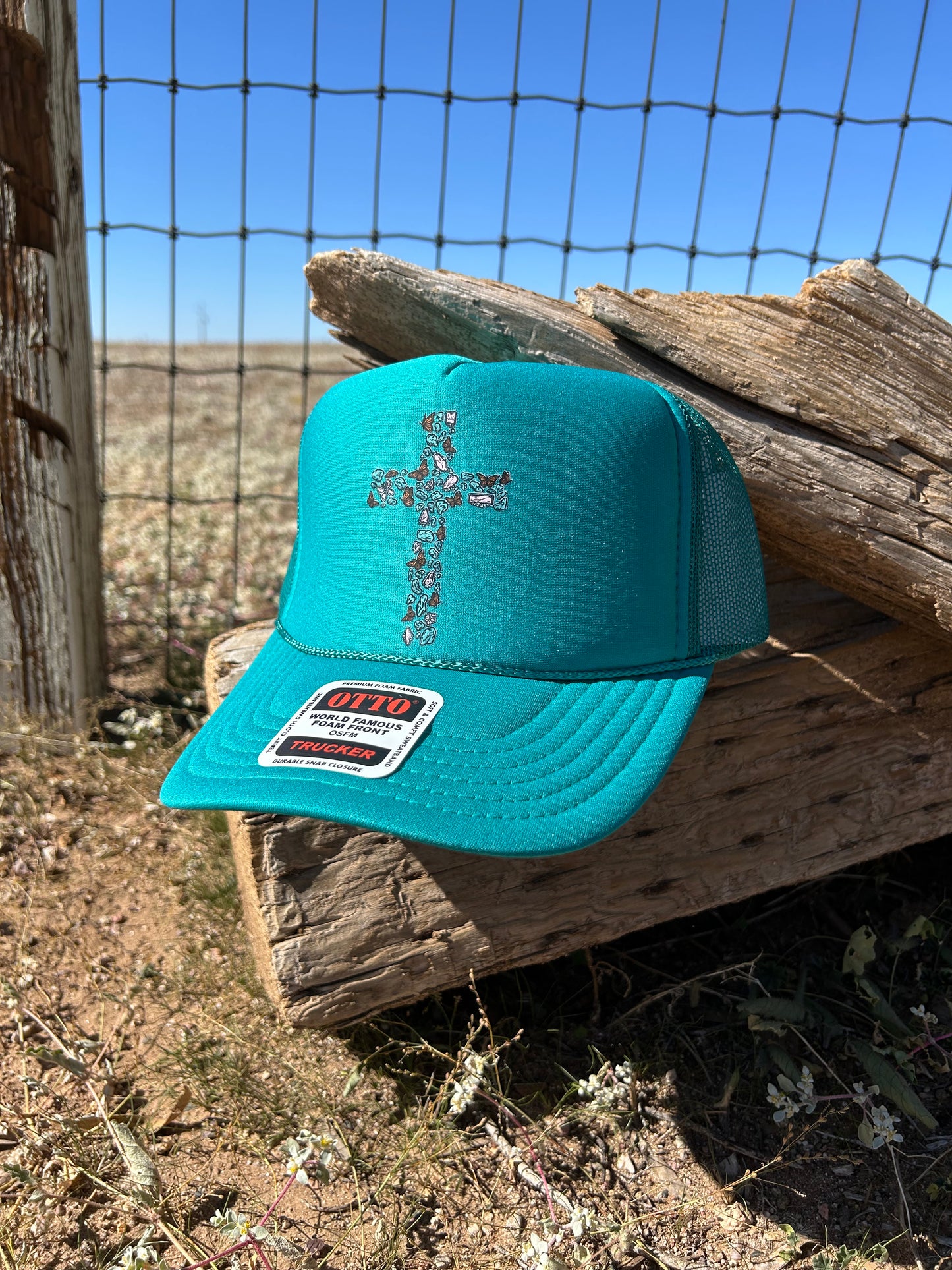 Jeweled Cross - Trucker Hat