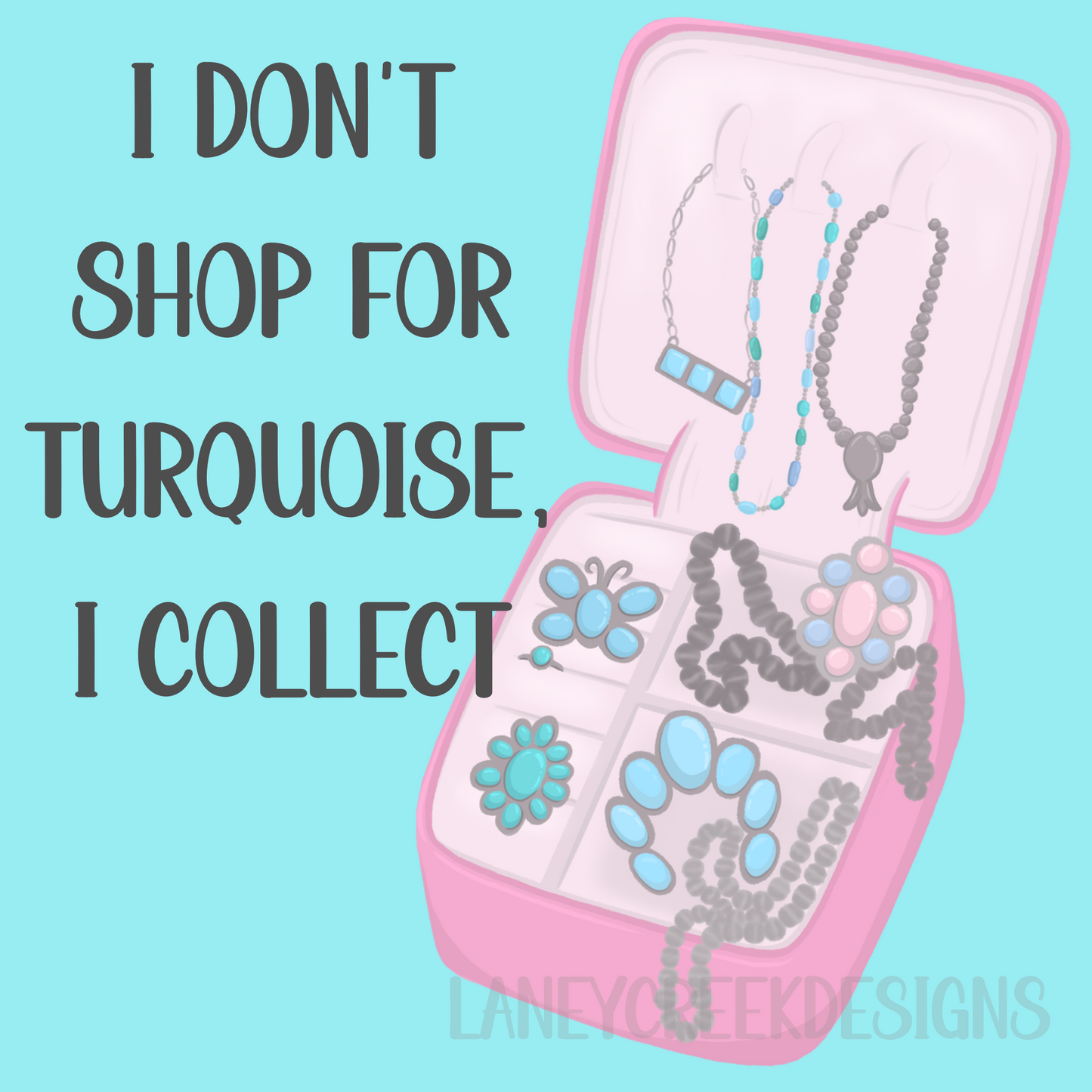 Western Jewelry Box - PNG File