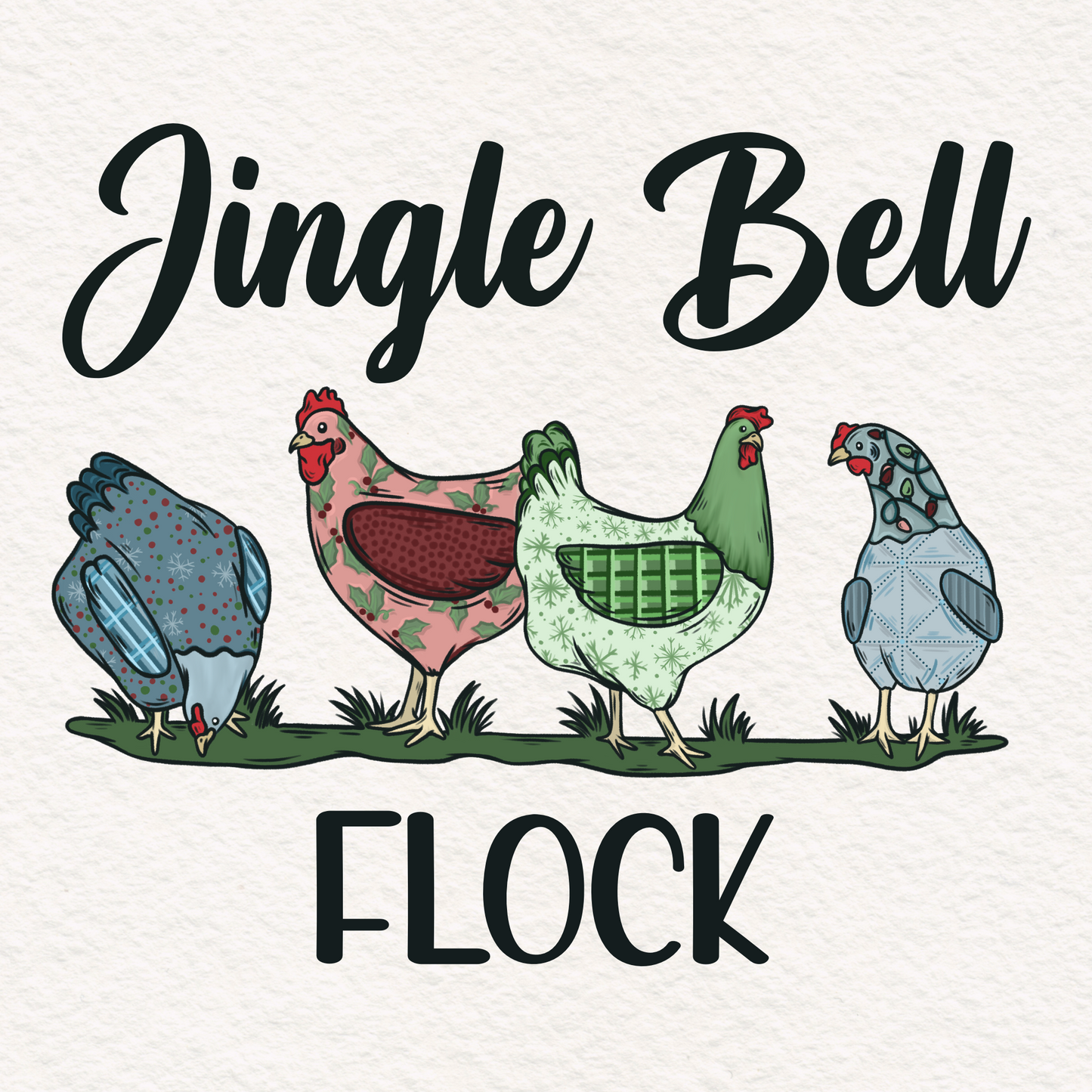 Jingle Bell Flock - PNG File