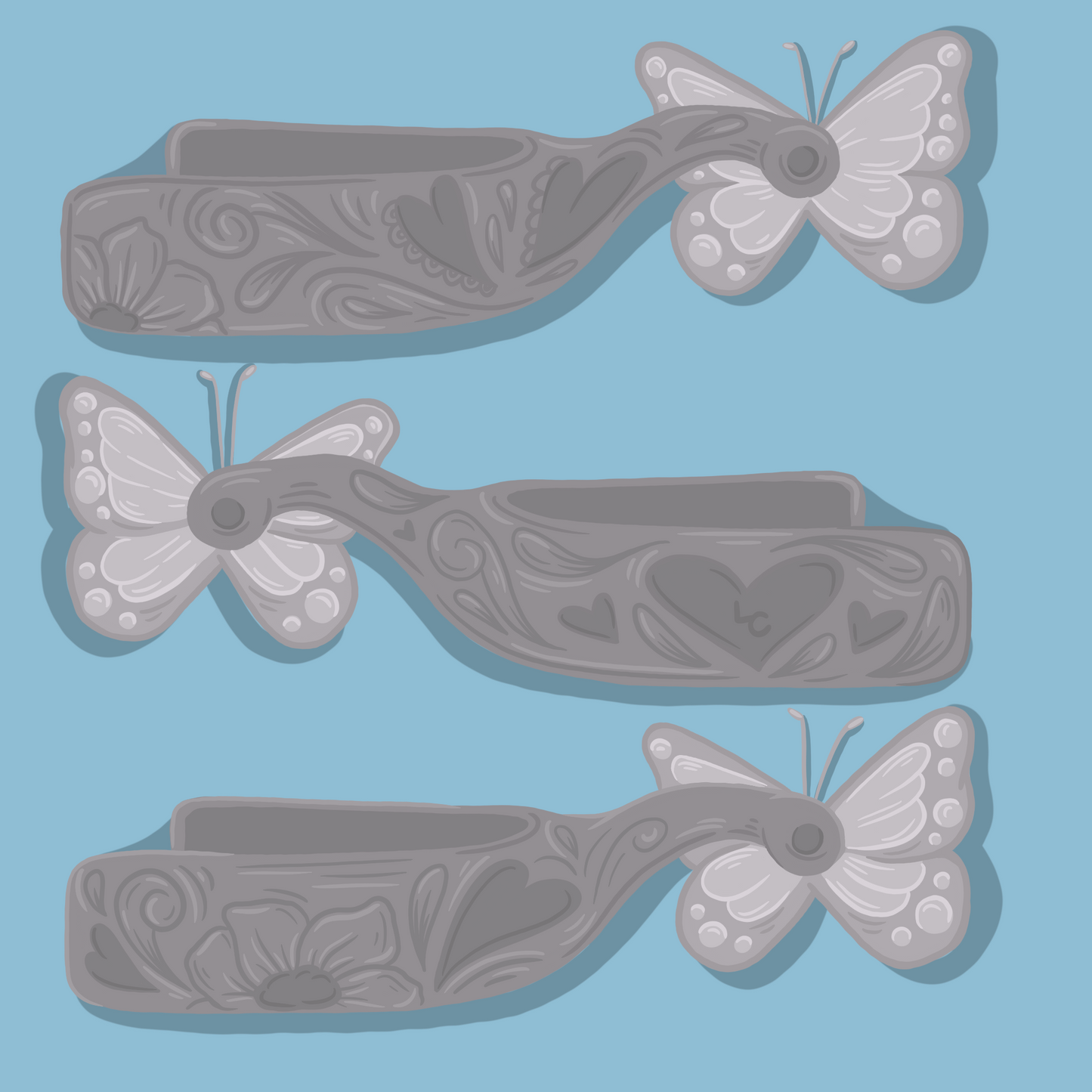 Butterfly Spurs - PNG File